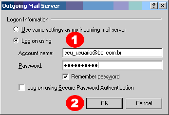 Como configurar: Outlook 2000 - Passo 3